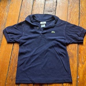 Lacoste - Navy youth polo, size 8